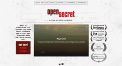 Desktop Screenshot of opensecretfilm.com